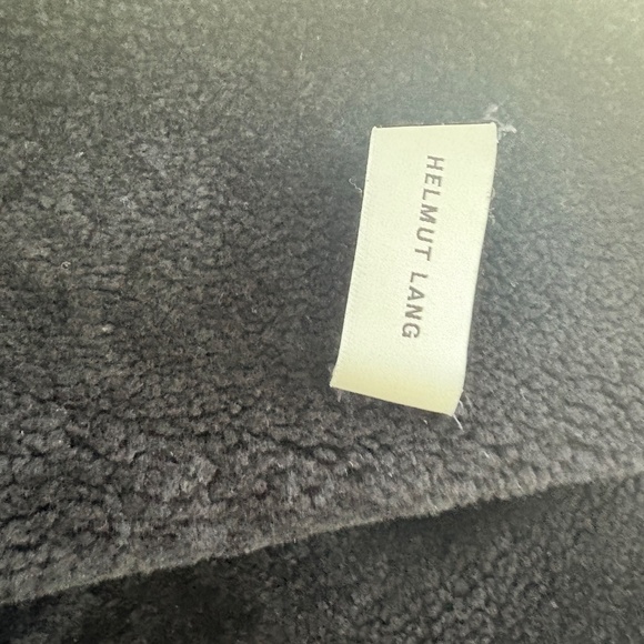 Helmut Lang Genuine Leather and Shearling Coat Jacket Size S - Picture 9 of 12